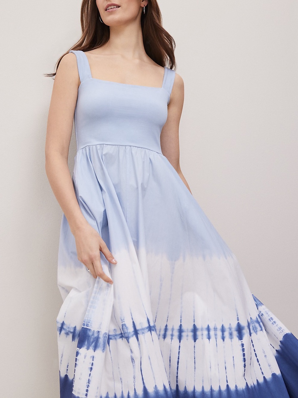 NWOT Ann Taylor Weekend Collection Strappy Flare Midi Dress - Picture 2 of 7